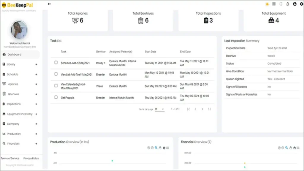 BeeKeepPal نرم افزار برای مدیریت زنبورستان