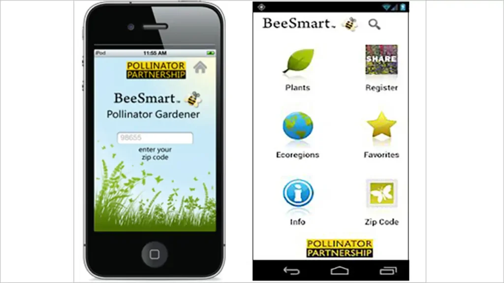 اپلیکیشن BeeSmart Pollinator Gardener باغبان گرده افشان هوشمند زنبور عسل