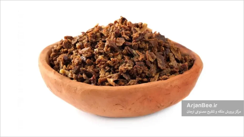 ظرف پر از بره موم