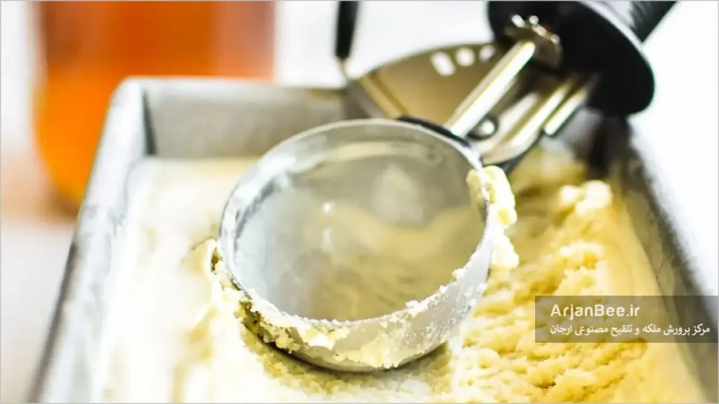 بستنی عسلی خانگی