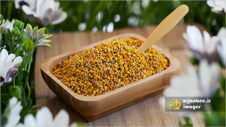 گزده گل جمع آوری شده بوسیله زنبور عسل